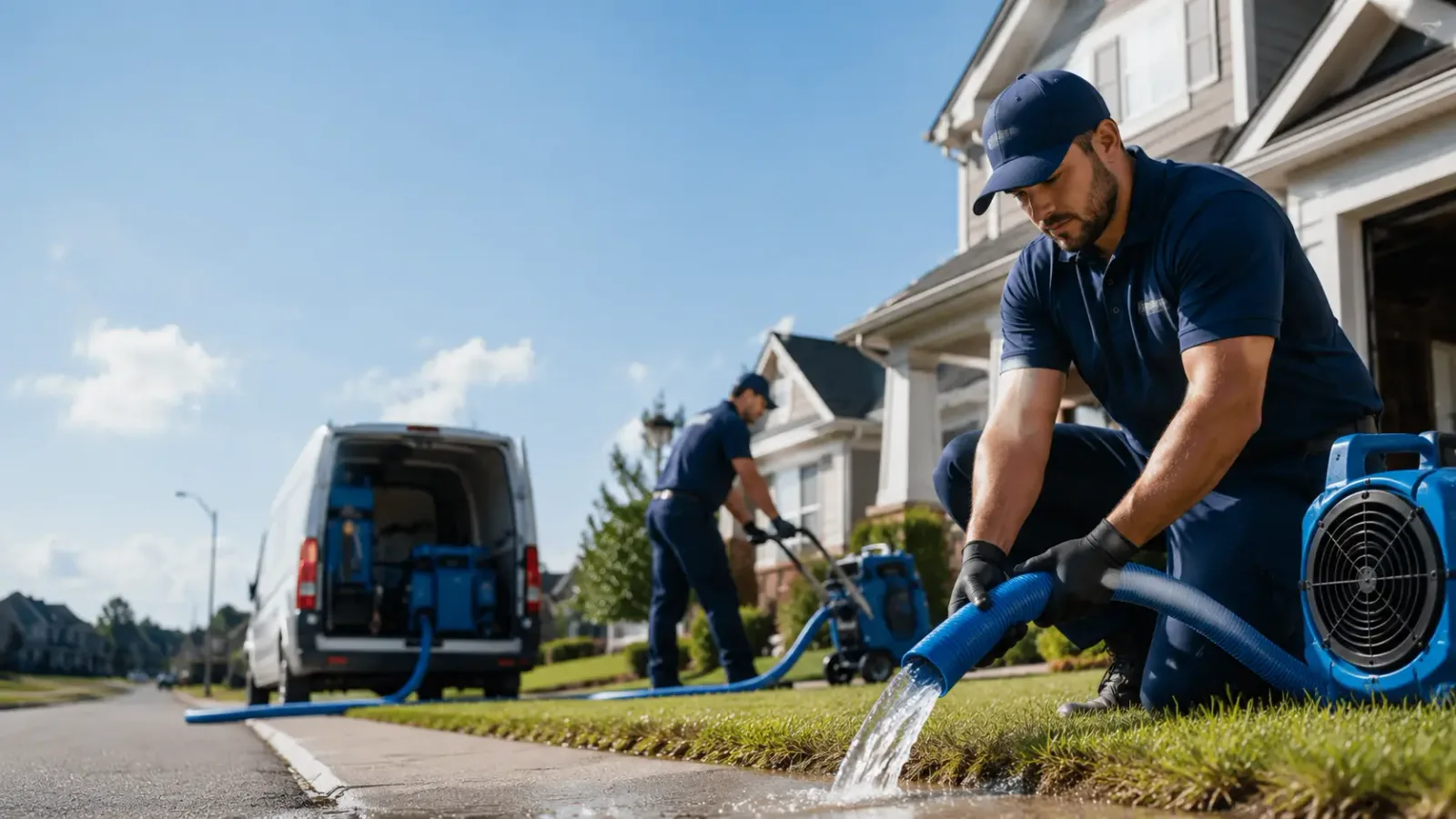 Flood Damage Restoration in Hunter, KS